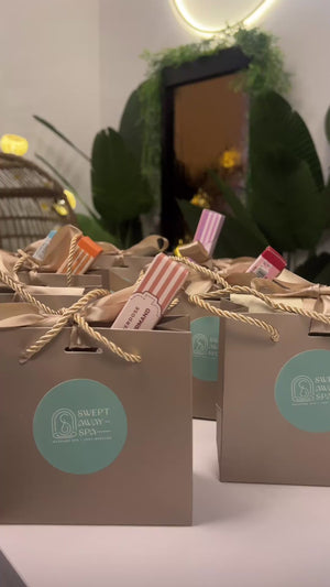 Self-love Escape- Full-body massage • Foot soak • Wellness bowl • Mocktail • Robe & slippers • Gift bag • Affirmation card